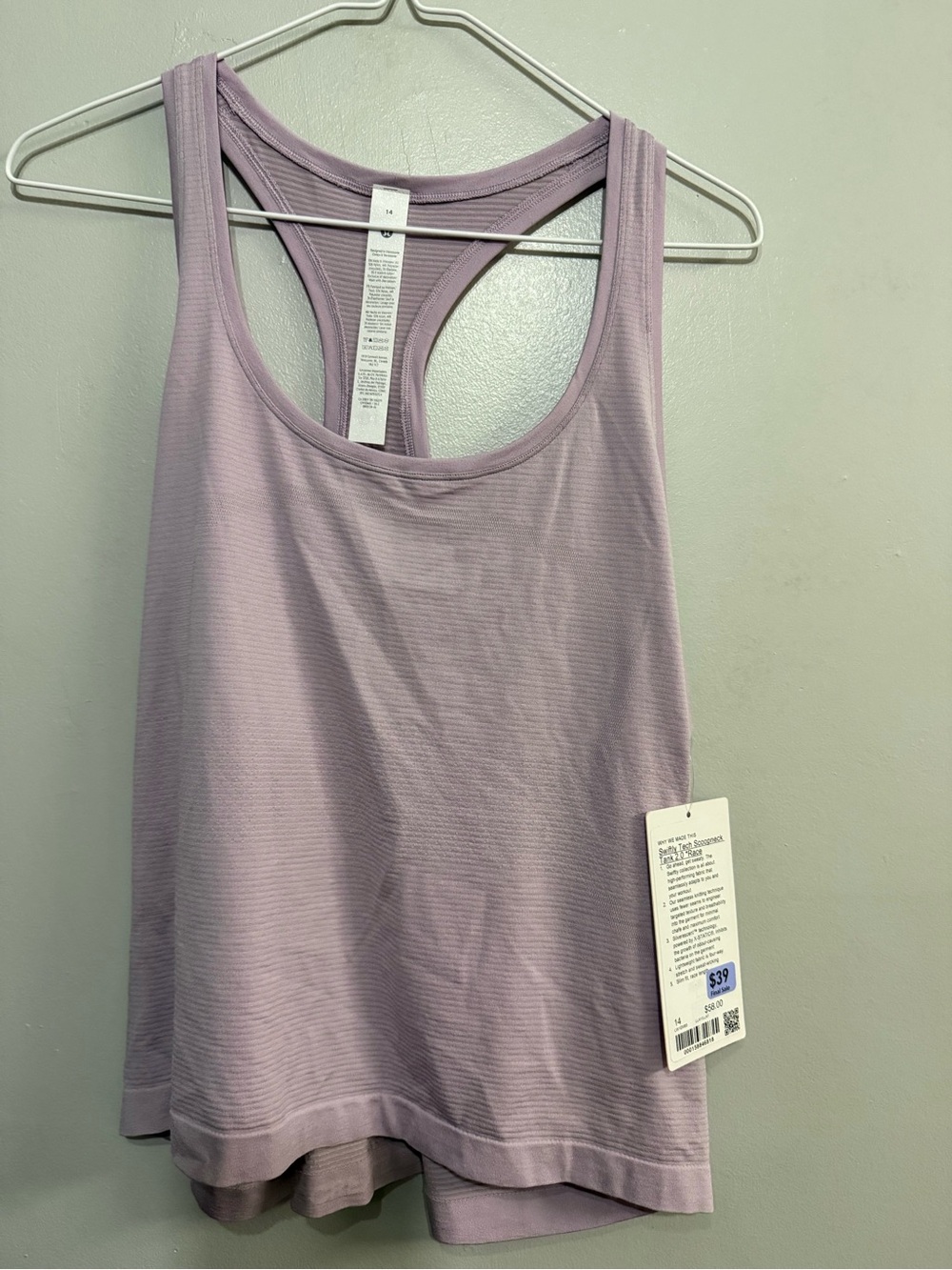 lululemon athletica Lavender Racerback Tank - Women